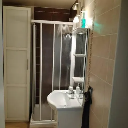 Vue 4 Personnes Lejlighed Les Bains